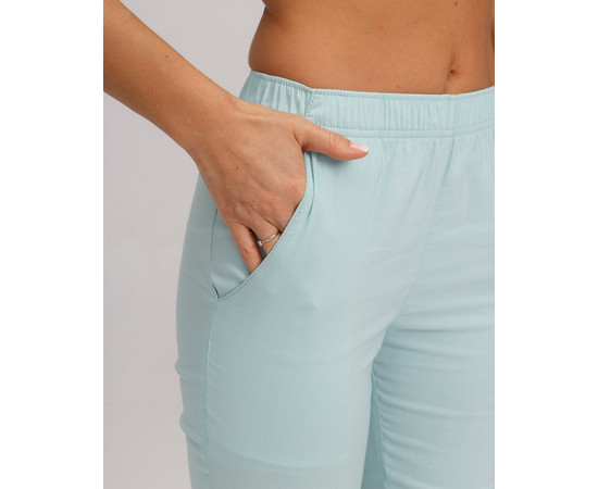 Изображение 7 Медицинский костюм женский Рио мятный р. 50, "БЕЛЫЙ ХАЛАТ" 135-332-715, Размер: 50, Цвет: мятный