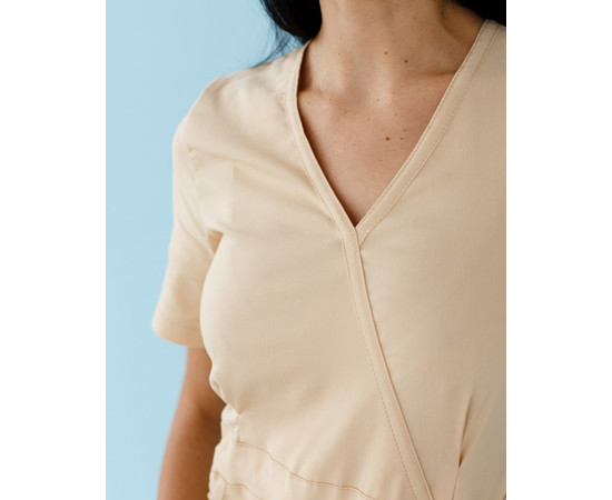 Зображення 7 Жіночий костюм жіночий Ріо бежевий р. 50, "БІЛИЙ ХАЛАТ" 135-367-715, Розмір: 50, Цвет: бежевый