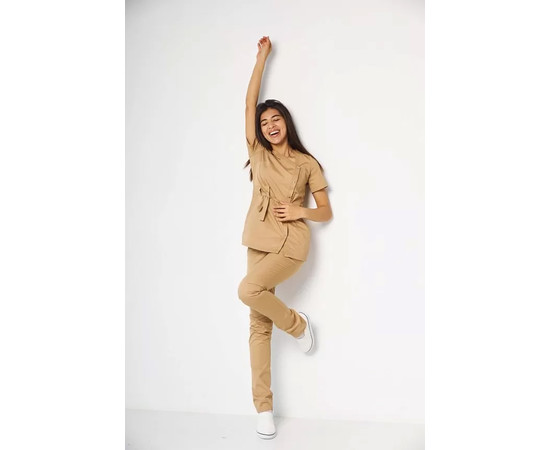 Зображення 7 Жіночий костюм жіночий Наомі пісок р. 50, "БІЛИЙ ХАЛАТ" 331-323-679, Розмір: 50, Цвет: пісочний