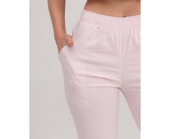 Изображение 7 Медицинский костюм женский Рио нежно-розовый р. 54, "БЕЛЫЙ ХАЛАТ" 135-358-715, Размер: 54, Цвет: нежно-розовый