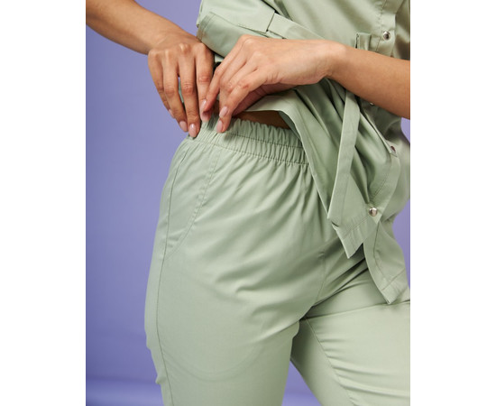 Зображення 8 Жіночий костюм жіночий Наомі фісташковий р. 46, "БІЛИЙ ХАЛАТ" 331-396-679, Розмір: 46, Цвет: фісташковий