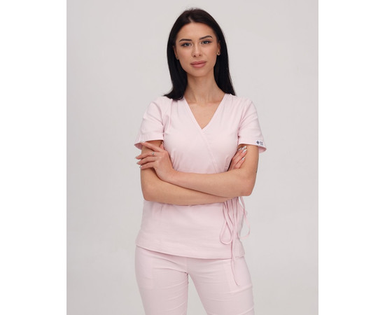 Зображення 8 Жіночий костюм жіночий Ріо ніжно-рожевий р. 52, "БІЛИЙ ХАЛАТ" 135-358-715, Розмір: 52, Цвет: ніжно рожевий