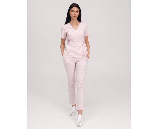 Зображення 9 Жіночий костюм жіночий Ріо ніжно-рожевий р. 52, "БІЛИЙ ХАЛАТ" 135-358-715, Розмір: 52, Цвет: ніжно рожевий