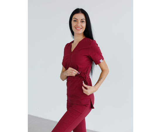 Зображення 9 Жіночий костюм жіночий Ріо марсала р. 46, "БІЛИЙ ХАЛАТ" 135-326-707, Розмір: 46, Цвет: марсала