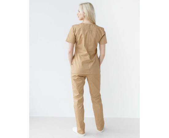 Зображення 2 Жіночий костюм жіночий Топаз пісочний р. 44, "БІЛИЙ ХАЛАТ" 137-323-705, Розмір: 44, Цвет: пісочний