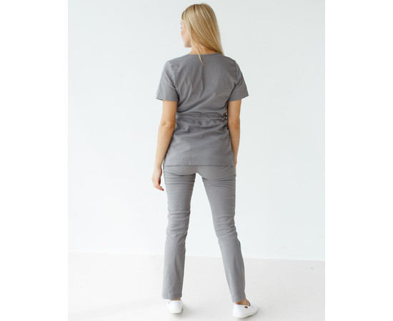 Зображення 2 Жіночий костюм жіночий Ріо сірий р. 52, "БІЛИЙ ХАЛАТ" 135-328-707, Розмір: 52, Цвет: сірий