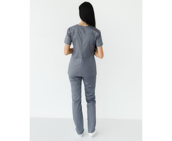 Зображення 3 Жіночий костюм жіночий Топаз темно-сірий р. 40, "БІЛИЙ ХАЛАТ" 137-408-705, Розмір: 40, Цвет: темно-сірий