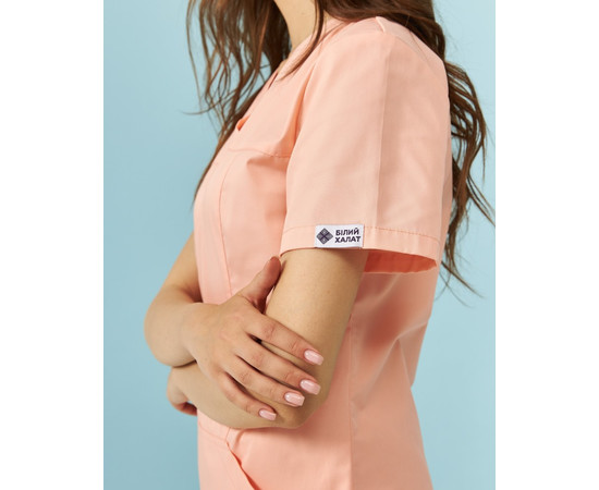 Зображення 4 Жіночий костюм жіночий Топаз персиковий р. 42, "БІЛИЙ ХАЛАТ" 137-338-705, Розмір: 42, Цвет: персиковий