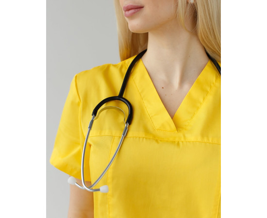 Зображення 4 Жіночий костюм жіночий Топаз жовтий р. 42, "БІЛИЙ ХАЛАТ" 137-397-705, Розмір: 42, Цвет: жовтий