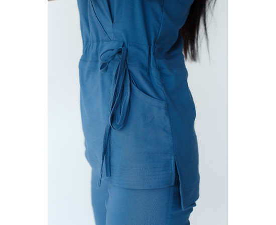 Зображення 5 Медичний костюм жіночий Ріо синій р. 50, "БІЛИЙ ХАЛАТ" 135-322-707, Розмір: 50, Цвет: синий