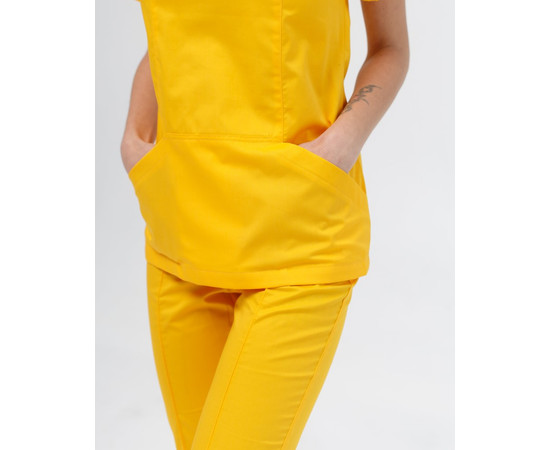 Изображение 5 Медицинский костюм женский Топаз янтарный р. 44, "БЕЛЫЙ ХАЛАТ" 137-461-705, Размер: 44, Цвет: янтарный