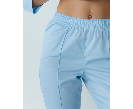 Зображення 8 Медичний костюм жіночий Сакура блакитний р. 46, "БІЛИЙ ХАЛАТ" 124-462-678, Розмір: 46, Цвет: лазурный