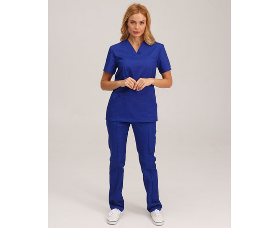 Зображення 9 Жіночий костюм жіночий Топаз електрик р. 40, "БІЛИЙ ХАЛАТ" 137-334-705, Розмір: 40, Цвет: електрик