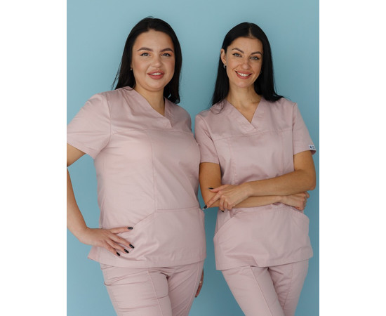 Зображення 2 Медичний костюм жіночий Топаз ліловий р. 40, "БІЛИЙ ХАЛАТ" 137-401-705, Розмір: 40, Цвет: фіолетовий