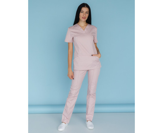 Зображення 4 Медичний костюм жіночий Топаз ліловий р. 40, "БІЛИЙ ХАЛАТ" 137-401-705, Розмір: 40, Цвет: фіолетовий