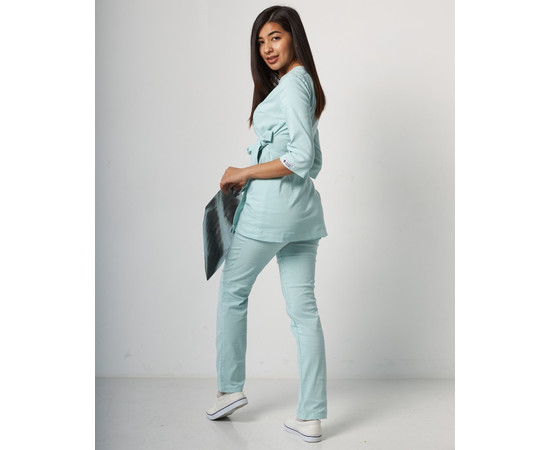 Зображення 2 Жіночий костюм жіночий Шанхай м'ятний р. 46, "БІЛИЙ ХАЛАТ" 139-332-704, Розмір: 46, Цвет: м'ятний