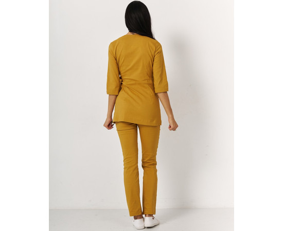 Зображення 2 Жіночий костюм жіночий Шанхай гірчичний р. 40, "БІЛИЙ ХАЛАТ" 139-395-704, Розмір: 40, Цвет: гірчичний