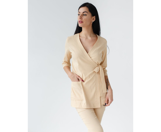 Зображення 2 Жіночий костюм жіночий Шанхай бежевий р. 54, "БІЛИЙ ХАЛАТ" 139-367-704, Розмір: 54, Цвет: бежевый
