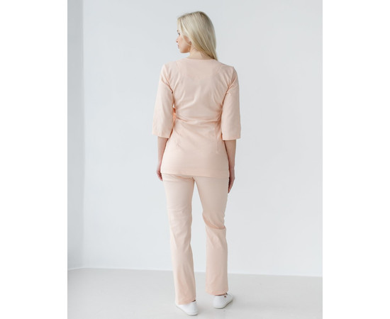 Зображення 2 Жіночий костюм жіночий Шанхай персиковий р. 54, "БІЛИЙ ХАЛАТ" 139-338-704, Розмір: 54, Цвет: персиковий