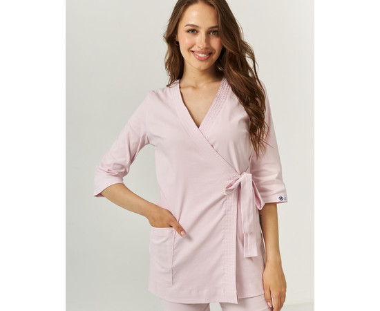 Зображення 3 Жіночий костюм жіночий Шанхай пудровий р. 54, "БІЛИЙ ХАЛАТ" 139-358-704, Розмір: 54, Цвет: пудровий