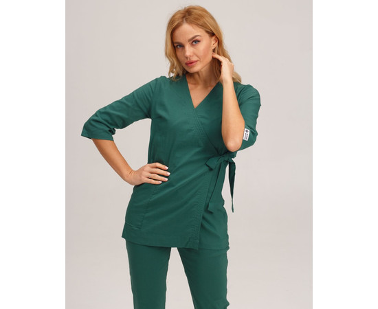 Зображення 3 Жіночий костюм жіночий Шанхай зелений р. 44, "БІЛИЙ ХАЛАТ" 139-350-704, Розмір: 44, Цвет: зелений