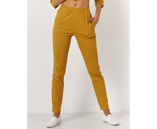 Зображення 4 Жіночий костюм жіночий Шанхай гірчичний р. 40, "БІЛИЙ ХАЛАТ" 139-395-704, Розмір: 40, Цвет: гірчичний