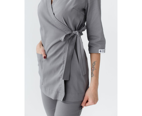 Зображення 4 Жіночий костюм жіночий Шанхай сірий р. 50, "БІЛИЙ ХАЛАТ" 139-328-704, Розмір: 50, Цвет: сірий