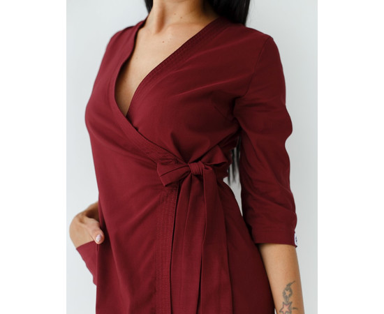 Зображення 4 Жіночий костюм жіночий Шанхай марсала р. 50, "БІЛИЙ ХАЛАТ" 139-326-704, Розмір: 50, Цвет: марсала