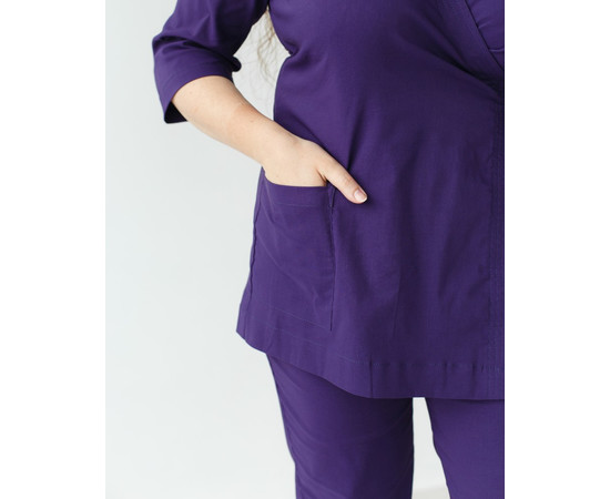 Зображення 5 Жіночий костюм жіночий Шанхай фіолетовий р. 52, "БІЛИЙ ХАЛАТ" 139-335-704, Розмір: 52, Цвет: фиолетовый