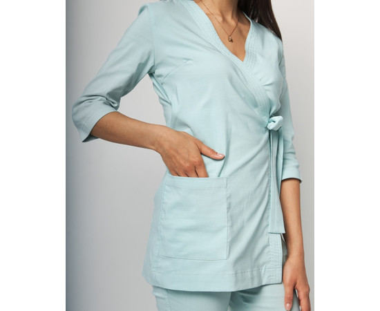 Зображення 5 Жіночий костюм жіночий Шанхай м'ятний р. 54, "БІЛИЙ ХАЛАТ" 139-332-704, Розмір: 54, Цвет: м'ятний