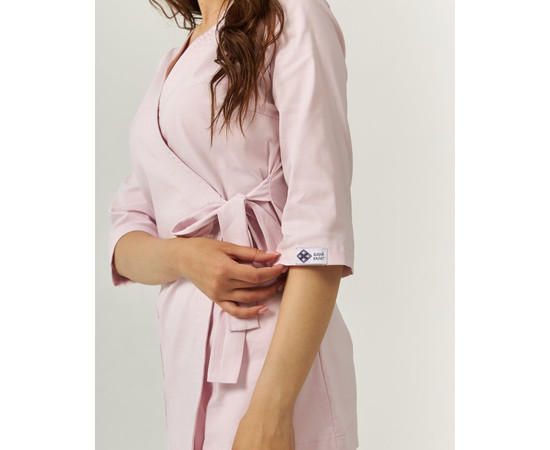 Изображение 5 Медицинский костюм женский Шанхай пудровый р. 52, "БЕЛЫЙ ХАЛАТ" 139-358-704, Размер: 52, Цвет: пудровый