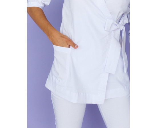 Зображення 5 Жіночий костюм жіночий Шанхай білий р. 54, "БІЛИЙ ХАЛАТ" 139-324-704, Розмір: 54, Цвет: білий