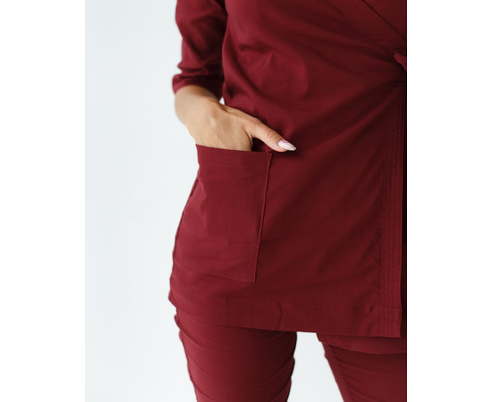 Зображення 5 Жіночий костюм жіночий Шанхай марсала р. 52, "БІЛИЙ ХАЛАТ" 139-326-704, Розмір: 52, Цвет: марсала