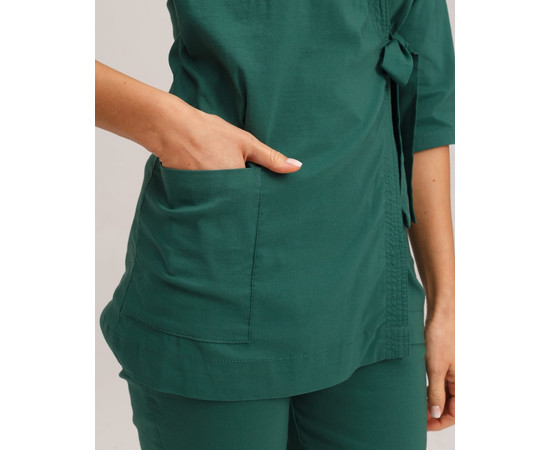 Зображення 5 Жіночий костюм жіночий Шанхай зелений р. 48, "БІЛИЙ ХАЛАТ" 139-350-704, Розмір: 48, Цвет: зелений