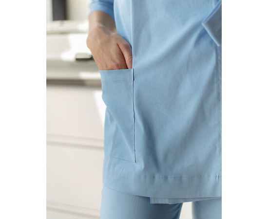 Зображення 6 Жіночий костюм жіночий Шанхай блакитний р. 54, "БІЛИЙ ХАЛАТ" 139-333-704, Розмір: 54, Цвет: блакитний