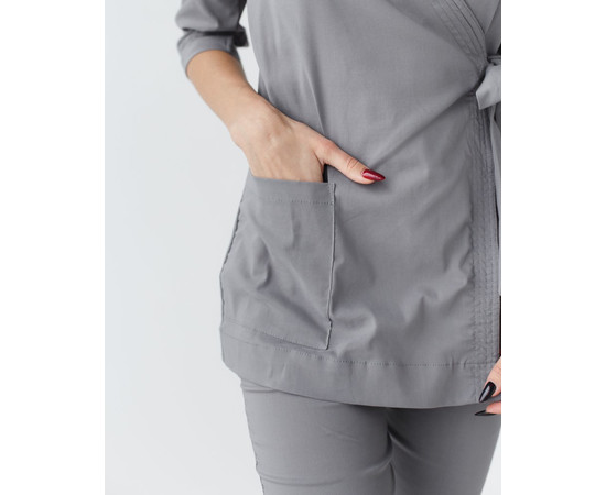 Зображення 6 Жіночий костюм жіночий Шанхай сірий р. 50, "БІЛИЙ ХАЛАТ" 139-328-704, Розмір: 50, Цвет: сірий