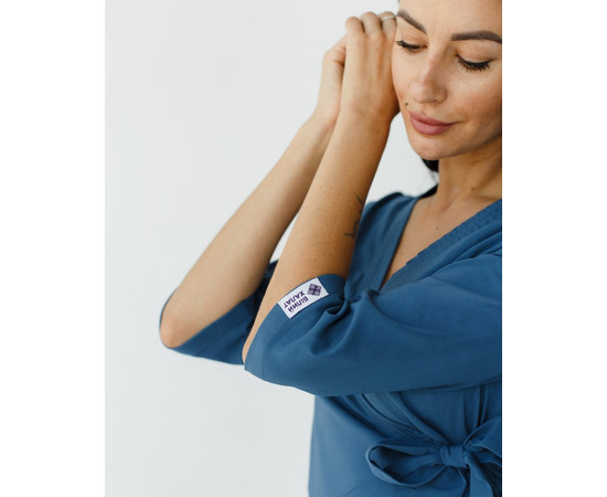 Зображення 7 Жіночий костюм жіночий Шанхай синій р. 50, "БІЛИЙ ХАЛАТ" 139-322-704, Розмір: 50, Цвет: синий