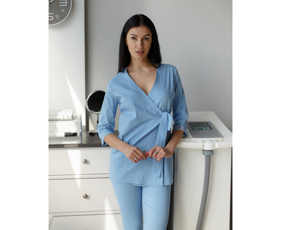 Зображення 7 Жіночий костюм жіночий Шанхай блакитний р. 40, "БІЛИЙ ХАЛАТ" 139-333-704, Розмір: 40, Цвет: блакитний