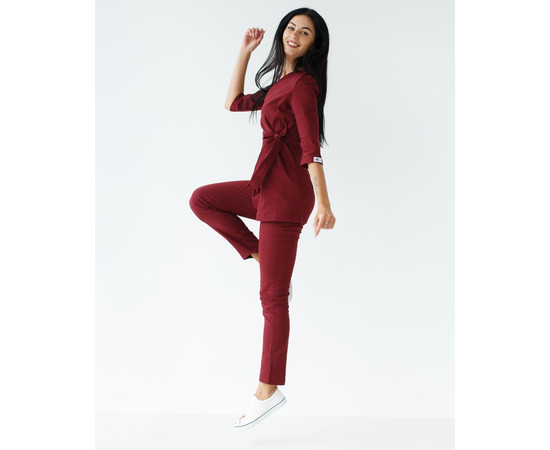 Зображення 8 Жіночий костюм жіночий Шанхай марсала р. 50, "БІЛИЙ ХАЛАТ" 139-326-704, Розмір: 50, Цвет: марсала