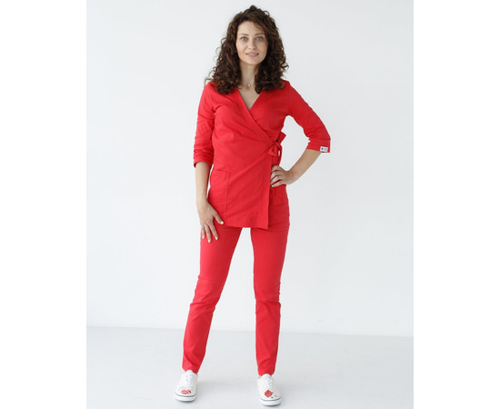 Зображення 8 Жіночий костюм жіночий Шанхай червоний р. 54, "БІЛИЙ ХАЛАТ" 139-339-704, Розмір: 54, Цвет: червоний