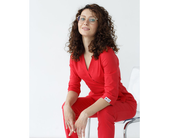 Зображення 9 Жіночий костюм жіночий Шанхай червоний р. 46, "БІЛИЙ ХАЛАТ" 139-339-704, Розмір: 46, Цвет: червоний