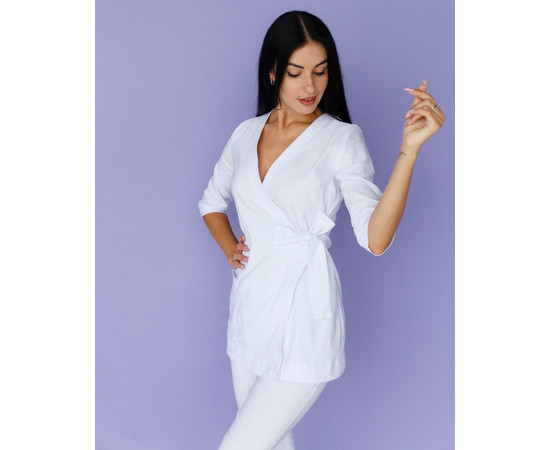 Зображення 9 Жіночий костюм жіночий Шанхай білий р. 44, "БІЛИЙ ХАЛАТ" 139-324-704, Розмір: 44, Цвет: білий