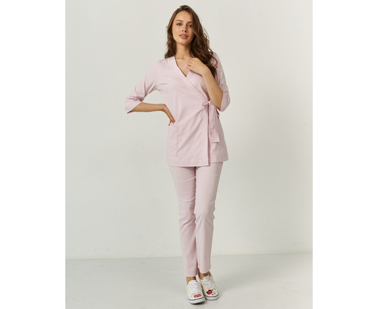 Зображення 9 Жіночий костюм жіночий Шанхай пудровий р. 50, "БІЛИЙ ХАЛАТ" 139-358-704, Розмір: 50, Цвет: пудровий