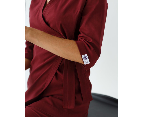 Зображення 9 Жіночий костюм жіночий Шанхай марсала р. 46, "БІЛИЙ ХАЛАТ" 139-326-704, Розмір: 46, Цвет: марсала