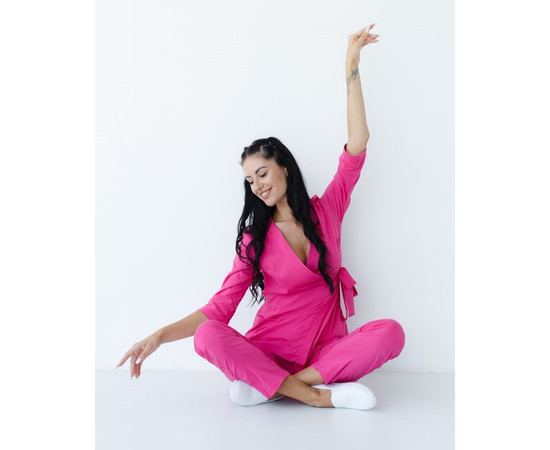 Зображення 10 Жіночий костюм жіночий Шанхай рожевий р. 54, "БІЛИЙ ХАЛАТ" 139-337-704, Розмір: 54, Цвет: рожевий