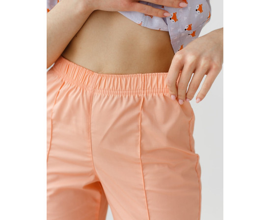 Зображення 7 Медичний костюм з принтом жіночий Топаз лисички персикові р. 48, "БІЛИЙ ХАЛАТ" 138-338-729, Розмір: 48, Цвет: лисички персикові