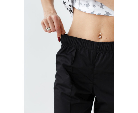 Изображение 7 Медицинский костюм с принтом женский Топаз черепа белые р. 50, "БЕЛЫЙ ХАЛАТ" 138-321-666, Размер: 50, Цвет: черепа белые