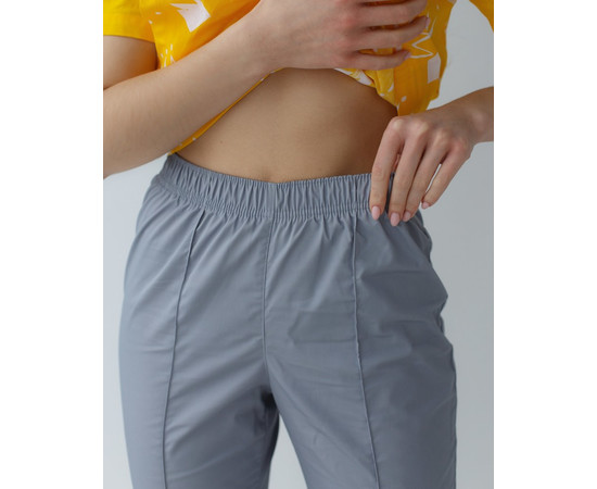 Изображение 8 Медицинский костюм с принтом женский Топаз корона желтый р. 42, "БЕЛЫЙ ХАЛАТ" 137-328-767, Размер: 42, Цвет: корона желтый