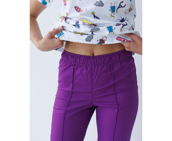 Зображення 5 Медичний костюм з принтом жіночий Топаз MediKids р. 42, "БІЛИЙ ХАЛАТ" 137-335-774, Розмір: 42, Цвет: medikids