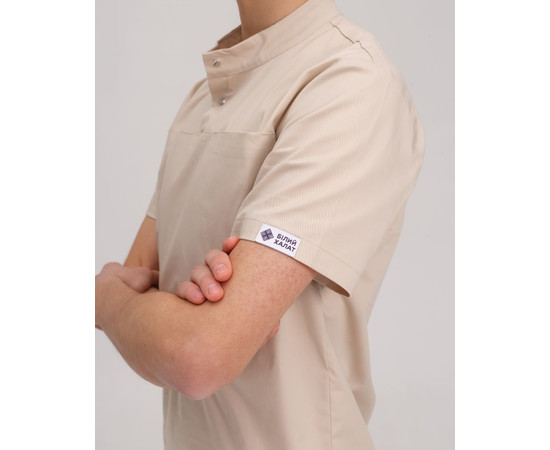 Зображення 5 Медичний костюм чоловічий Денвер кремовий р. 56, "БІЛИЙ ХАЛАТ" 404-460-679, Розмір: 56, Цвет: кремовий